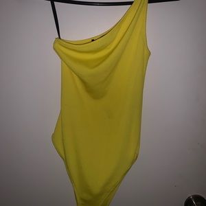 Off shoulder body suit